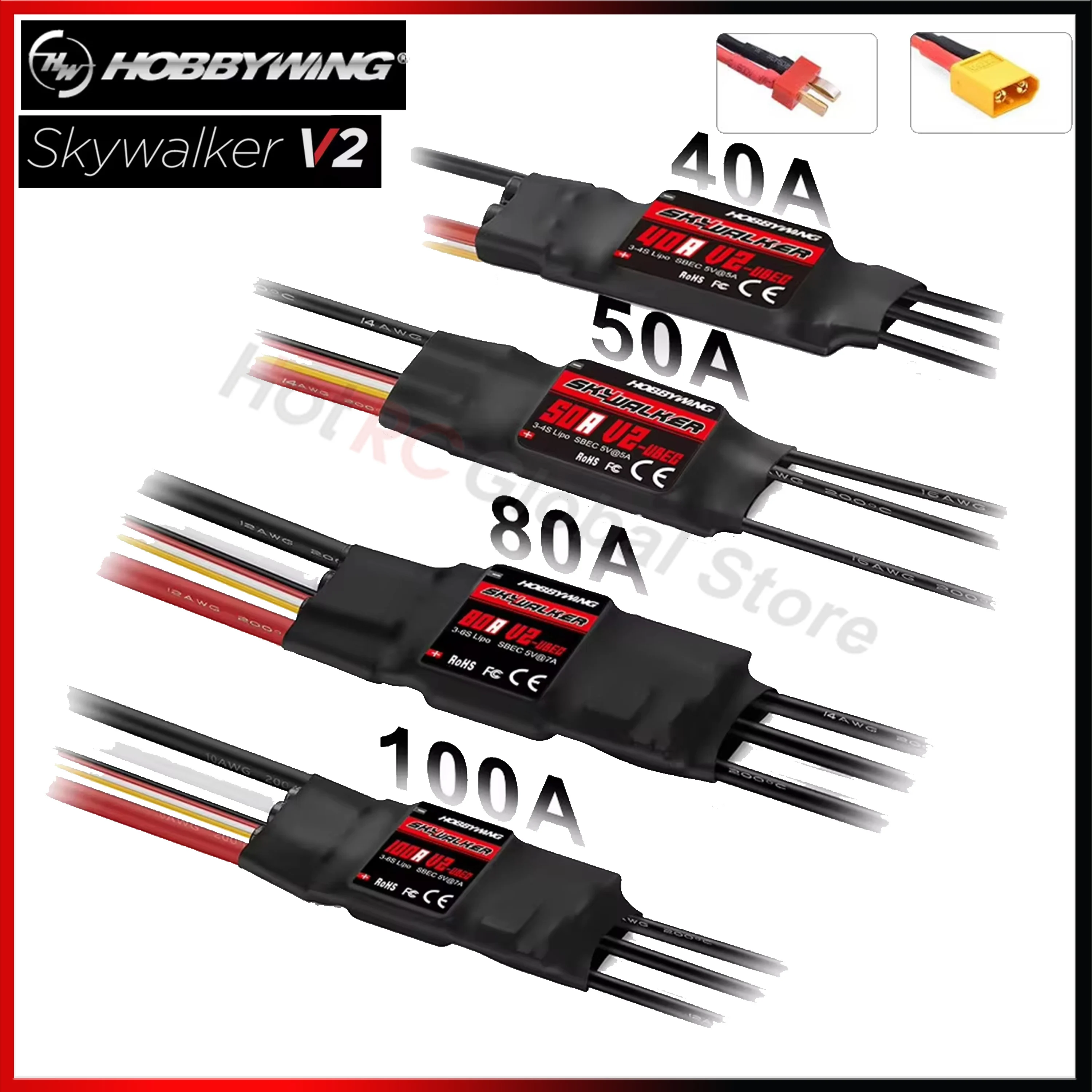 Drone Esc - HOBBYWING Skywalker V2 Series 40A 50A