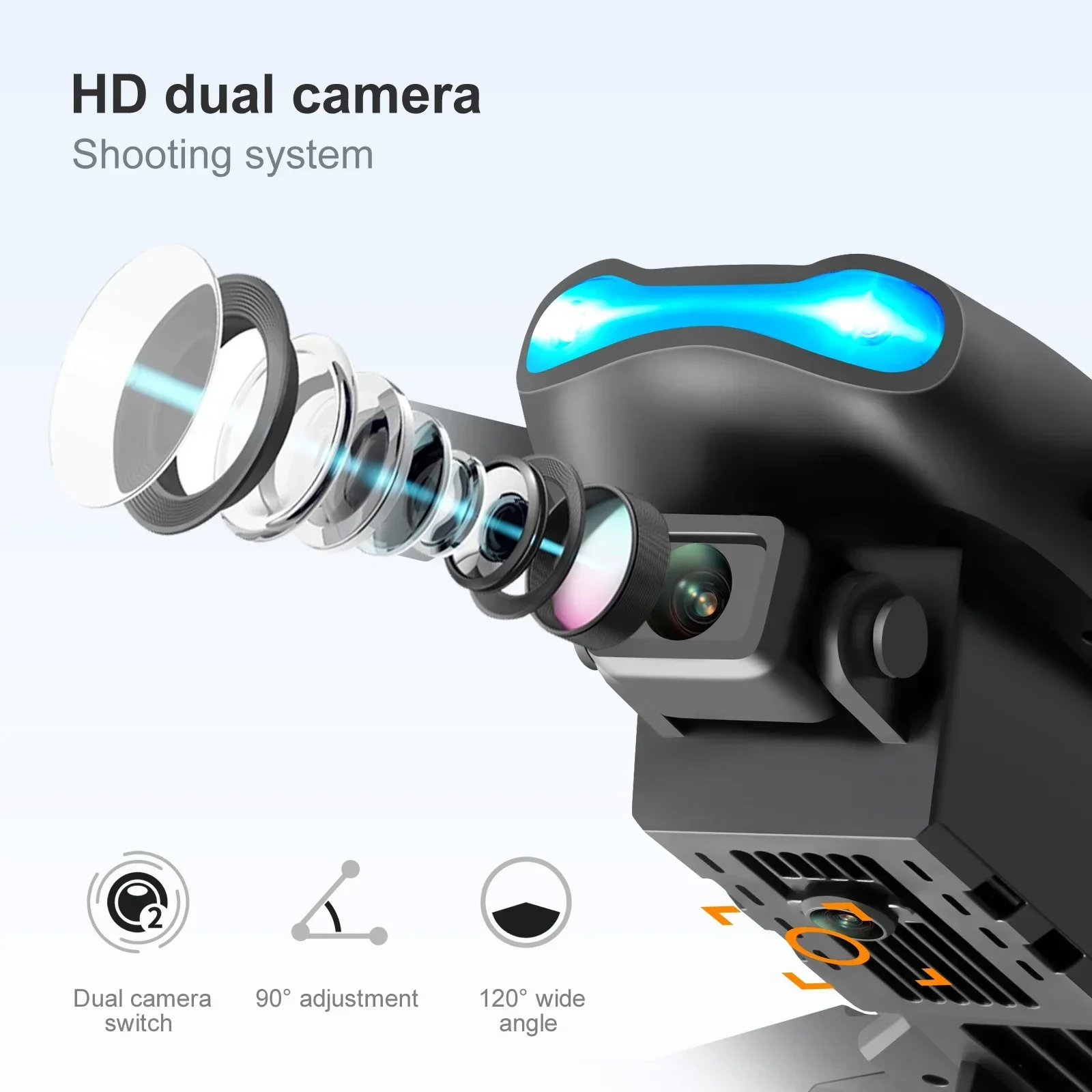 New E99 Pro HD 4K Drone Dual C - огляд і ціна Brushed Drone Motor