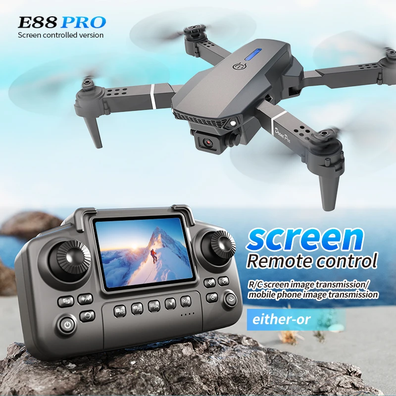 Professional E88 PRO Drone wit - огляд і ціна Brushed Drone Motor