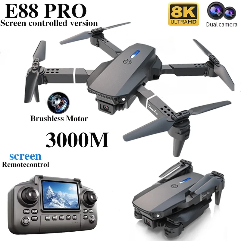 Professional E88 PRO Drone wit - огляд і ціна Brushed Drone Motor