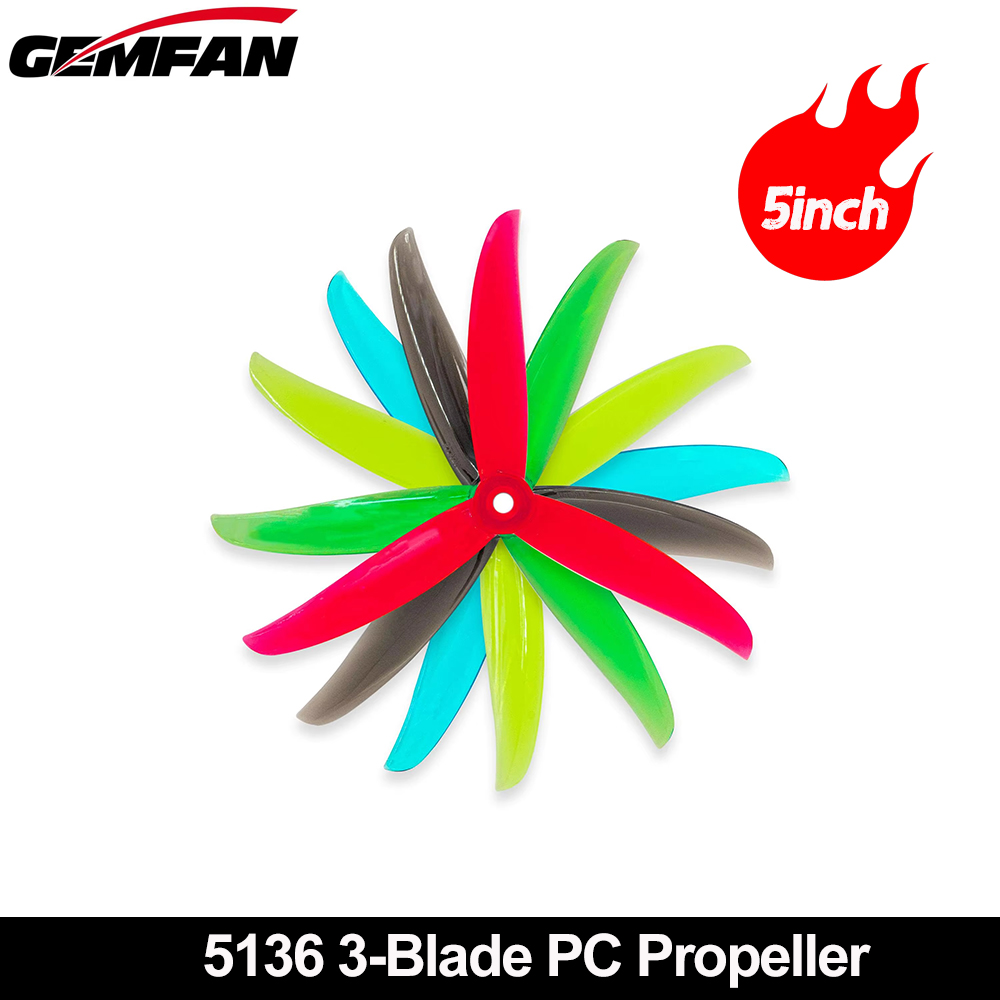 Gemfan VANOVER 5136 3 Blade PC - огляд і ціна 5 Inch Propeller