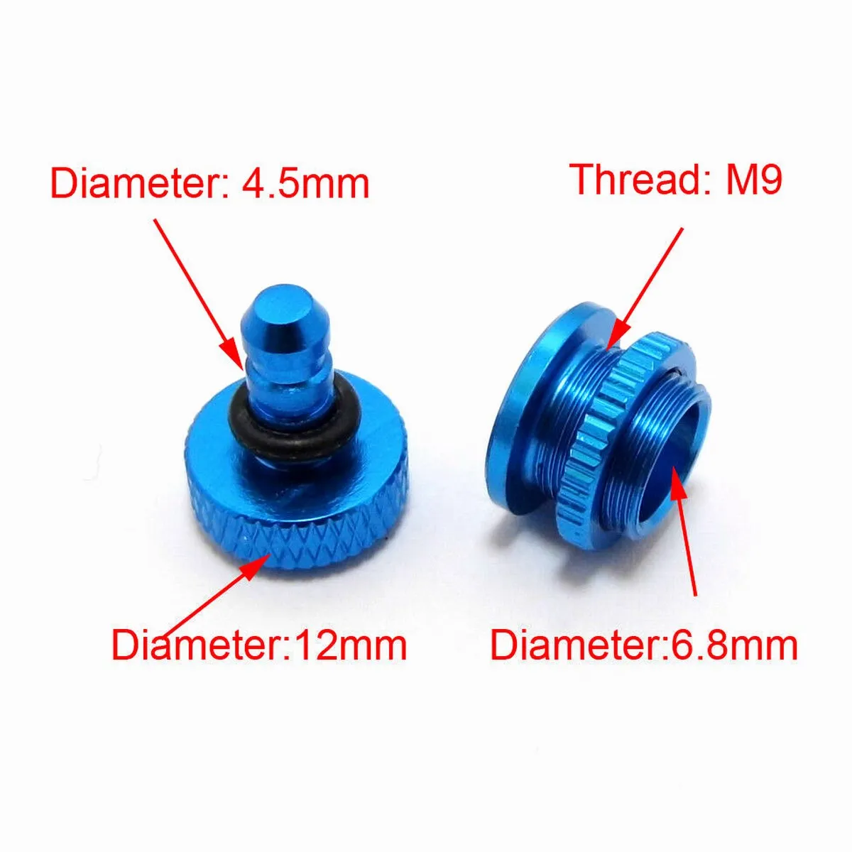 2pcs KUZA CNC Alloy Fuel Fille - огляд і ціна Smoke Stopper