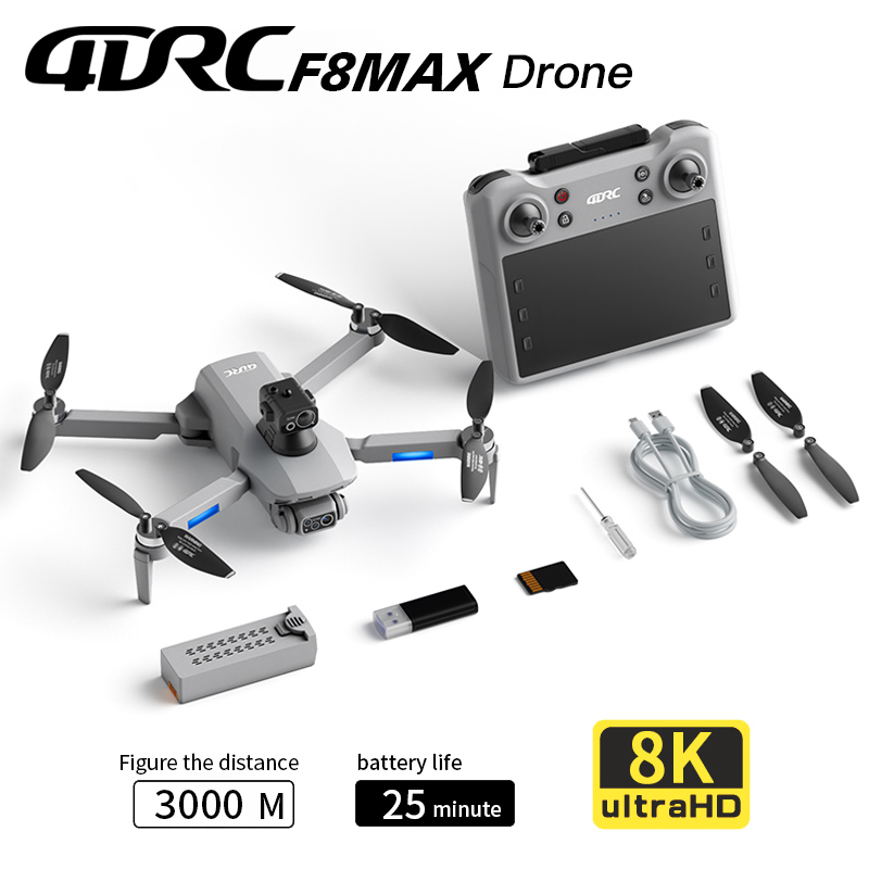 F8 MAX GPS Drone Professional  - огляд і ціна Brushed Drone Motor