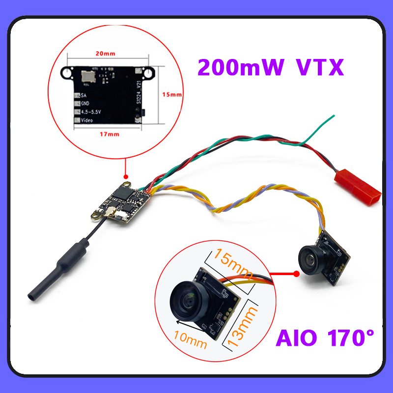 SLONWAKE 5.8G 1200TVL FPV Came - огляд і ціна Mini Drone