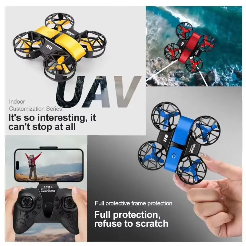 D12 Mini Drone 4k Profession H - огляд і ціна Brushed Drone Motor