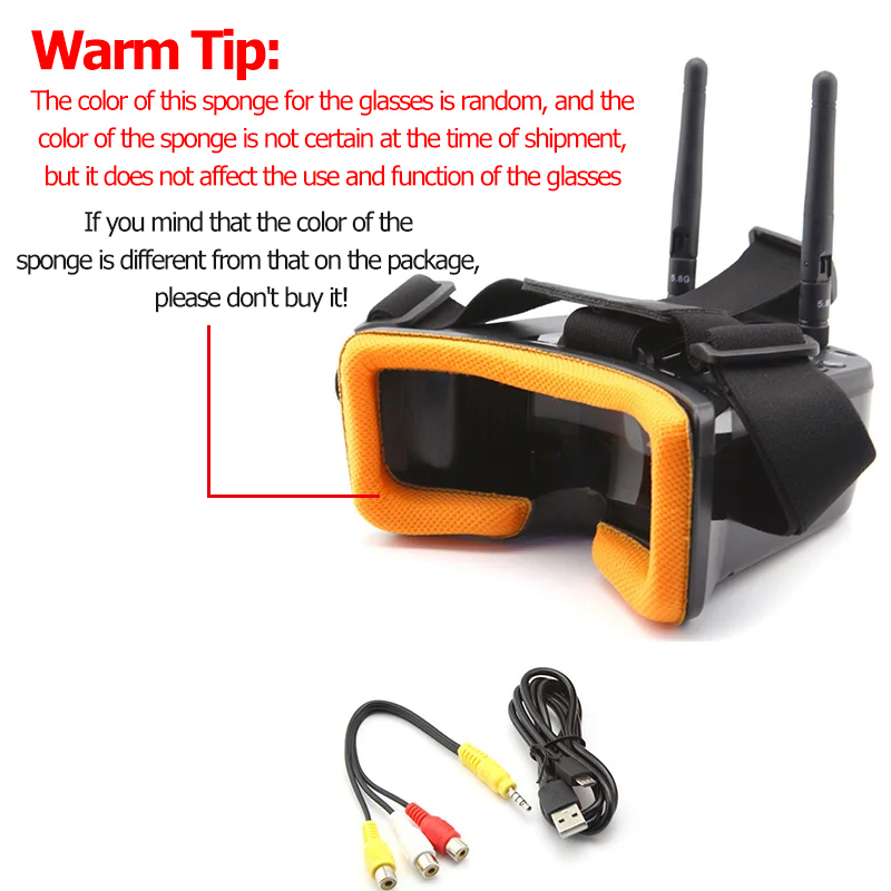 VR009 FPV Video Goggles 3Inch  - огляд і ціна Goggles Fpv